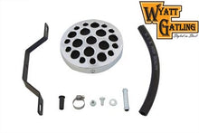 Charger l'image dans la galerie, Wyatt Gatling Chrome Drilled Air Cleaner