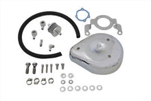 Charger l'image dans la galerie, Teardrop Air Cleaner Kit Smooth Chrome