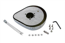Load image into Gallery viewer, Teardrop Air Cleaner Kit Smooth Chrome