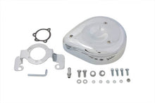 Charger l'image dans la galerie, Teardrop Air Cleaner Kit Smooth Chrome