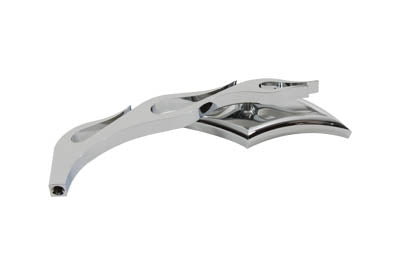 Druid Mirror with Flame Style Billet Stem