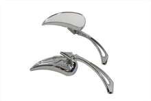 Charger l'image dans la galerie, Chrome Billet Teardrop Mirror Set