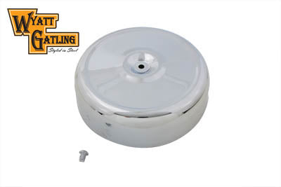 Wyatt Gatling Air Cleaner Assembly Chrome 8 inch