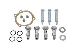 Wyatt Gatling Fuel & Air System Air Cleaner Hardware Kit with mounting brackets and accessories for efficient engine airflow.