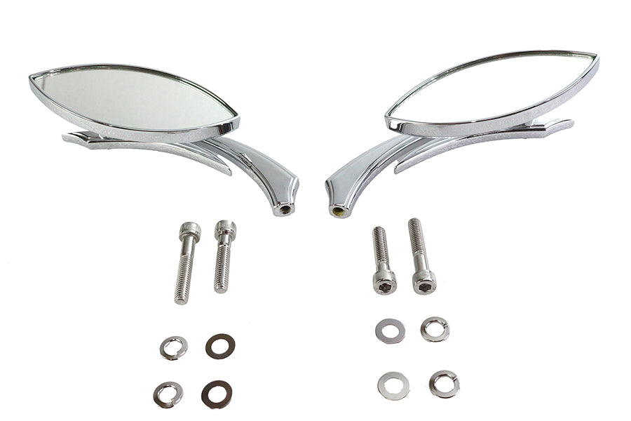 Eagle Eye Mirror Set Billet Chrome