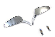 Charger l'image dans la galerie, Chrome Tribal Teardrop Mirrors with Billet Stems