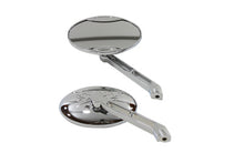 Charger l'image dans la galerie, Oval Mirror Set Chrome