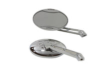 Charger l'image dans la galerie, Oval Mirror Set Chrome