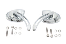 Charger l'image dans la galerie, Mini Tapered Mirror Set with Long Slotted Stem