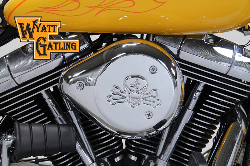 Chrome Wyatt Gatling Air Cleaner Assembly