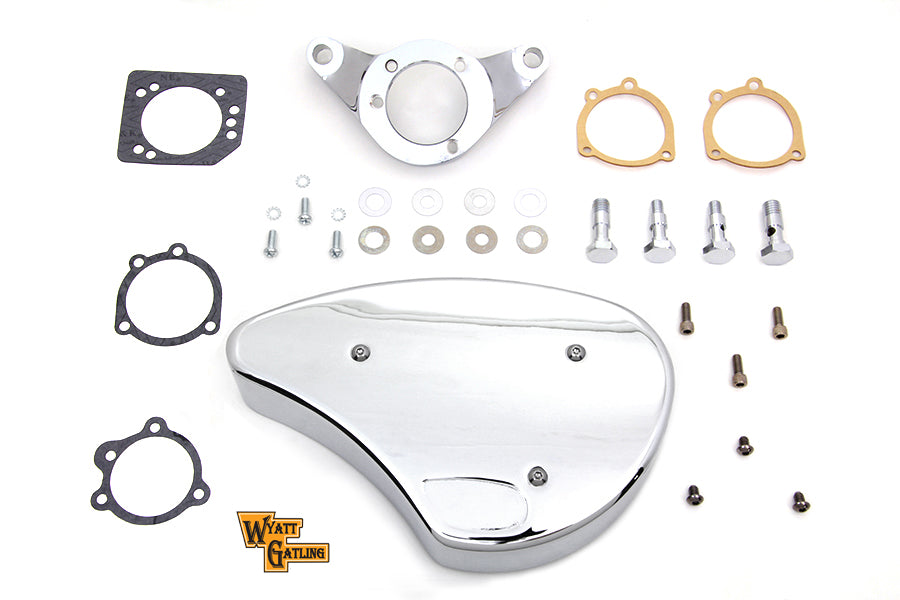 Chrome Wyatt Gatling Air Cleaner Assembly