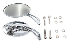 Charger l'image dans la galerie, Oval Mirror Set with Billet Spear Stem