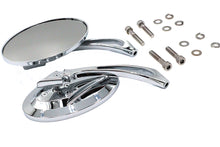 Charger l'image dans la galerie, Oval Mirror Set with Billet Spear Stem