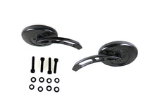 Charger l'image dans la galerie, Oval Mirror Set with Billet 3 Slot Stem Black