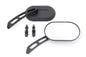 Oblong Mirror Set Black Billet