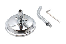Charger l'image dans la galerie, 3 inch Round Mini Mirror Top Triple Tree Mount Chrome