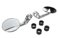 Charger l'image dans la galerie, Wyatt Gatling Round Mirror Set Chrome