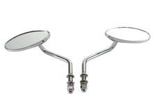 Charger l'image dans la galerie, Wyatt Gatling Oval Mirror Set Chrome