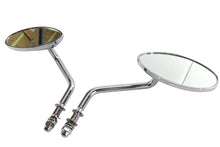 Charger l'image dans la galerie, Wyatt Gatling Oval Mirror Set Chrome