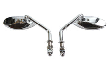Charger l'image dans la galerie, Wyatt Gatling Oval Mirror Set Chrome
