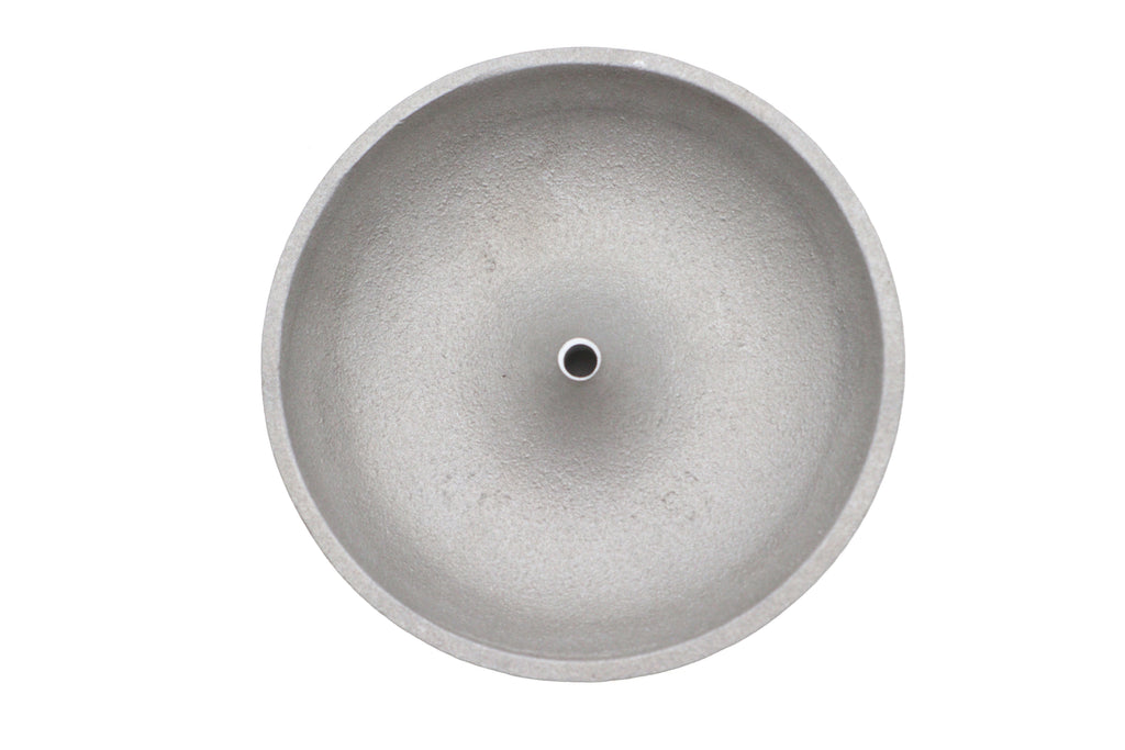 Dome 4-1/2 inch Air Cleaner Cover Natural Cast Aluminum