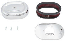 Charger l'image dans la galerie, Mini Oval Air Cleaner Kit Chrome For CV Carburetors