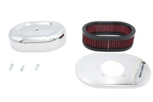 Charger l'image dans la galerie, Mini Oval Air Cleaner Kit Chrome For CV Carburetors