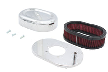 Charger l'image dans la galerie, Mini Oval Air Cleaner Kit Chrome For CV Carburetors
