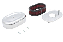 Charger l'image dans la galerie, Mini Oval Air Cleaner Kit Chrome For CV Carburetors