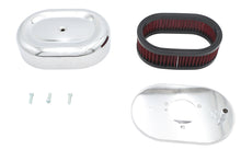 Charger l'image dans la galerie, Mini Oval Air Cleaner Kit Chrome For Bendix Carburetors