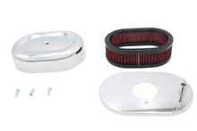 Charger l'image dans la galerie, Mini Oval Air Cleaner Kit Chrome For Bendix Carburetors