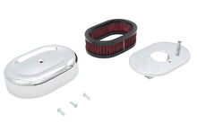 Charger l'image dans la galerie, Mini Oval Air Cleaner Kit Chrome For Bendix Carburetors