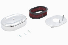 Charger l'image dans la galerie, Mini Oval Air Cleaner Kit Chrome For Shorty Carburetors