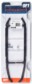 SP1 Slasher Six60 Carbides Yam S/M ski runners with durable metal construction and sharp cutting edges for snow skiing.