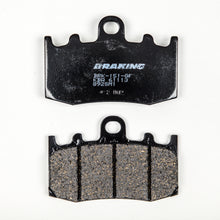 Load image into Gallery viewer, Braking semi-metallic brake pad set 31-892S installed on a vehicle brake rotor, showing the detailed pad surface and mounting hardware.