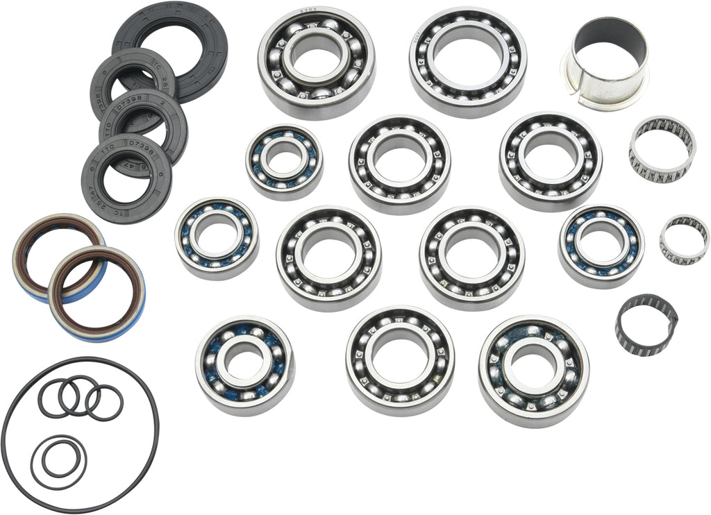 All Balls transmission bearing and seal kit 229-1028 with multiple bearings and seals for motorcycle or vehicle transmission repair