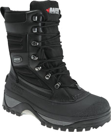 Black Baffin Inc Crossfire boots in size 12 with sturdy design, suitable for outdoor winter activities.