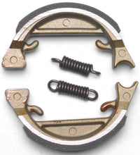 Load image into Gallery viewer, EBC Motorcycle Brakes Brake Shoes 322 Plain 14-322, showing the metal brake shoe with friction material for motorcycle braking systems.