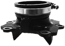 SP1 Mounting Flange for A/C, Intake, Carb, or Fuel System, model 12-14813, shown in black metal with bolt holes.