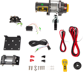 Open Trail 4500lb steel wire winch with durable construction and compact design for off-road recovery and vehicle towing.