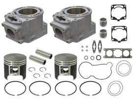 SP1 engine cylinder kit, model 541-90203K, showing the polished cylinder with visible components and branding details.