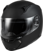 Fly Racing Revolt Solid Helmet in matte black, size XS, with sleek aerodynamic design and secure chin strap.
