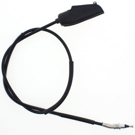 All Balls clutch cable 24-52111 for hydraulic control lines, showing the black cable with metal fittings and protective sheathing.