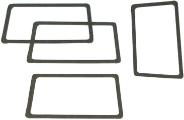 James Gasket front fender lamp lens gasket set for sidecar, includes 10 seals, compatible with specific motorcycle models.
