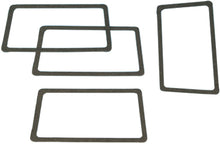 Load image into Gallery viewer, Set of 10 James Gasket lamp lens front and fender gaskets for sidecar, showing close-up of rubber seals and gasket details.