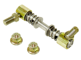 SP1 suspension sway bar disconnect A/C part 44-85001, showing the black metal component with mounting points and bushings.