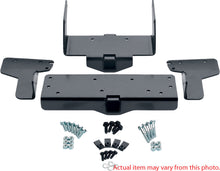 Charger l'image dans la galerie, Warn winch mount bracket for Yamaha Kodiak 450, durable metal construction, designed for secure installation of Warn winches.