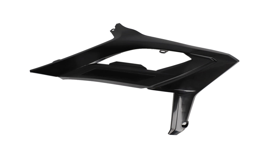 Acerbis black radiator shroud for Beta motorcycle, body part with vents and mounting points, designed for cooling and protection.