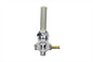 Chrome Petcock with Right Outlet and Nut