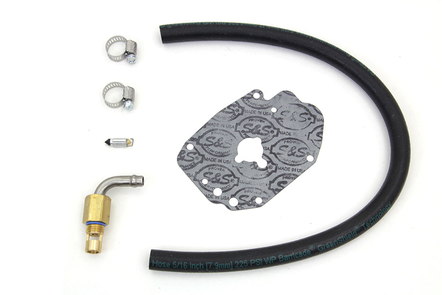 Retrofit Fuel Line Kit Black for S&S  inchE inch and OKO Car